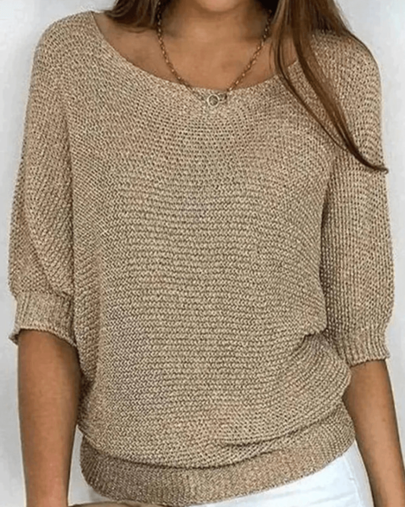 Levoire | Rento Slim Villapaita Beige