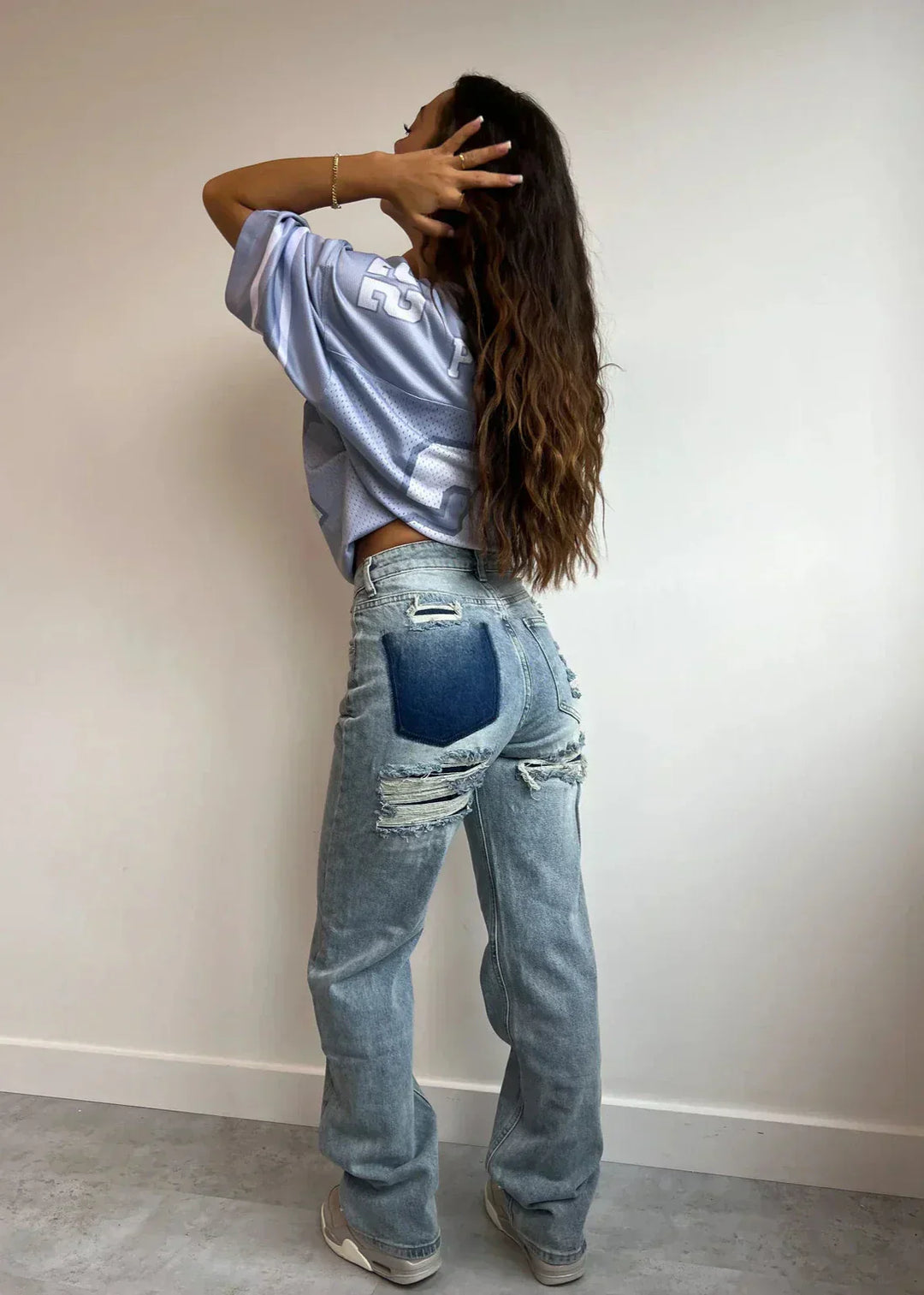 Levoire | Jeans Déchirés Vintage Bleu