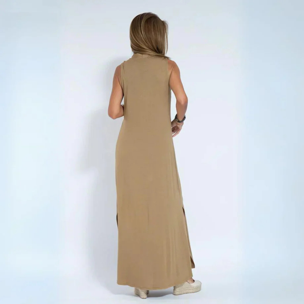 Levoire | Robe maxi minimaliste pour des soirées d'été détendues