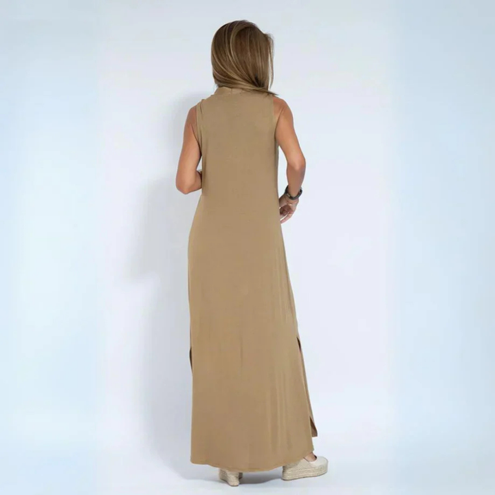 Levoire | Robe maxi minimaliste pour des soirées d'été détendues