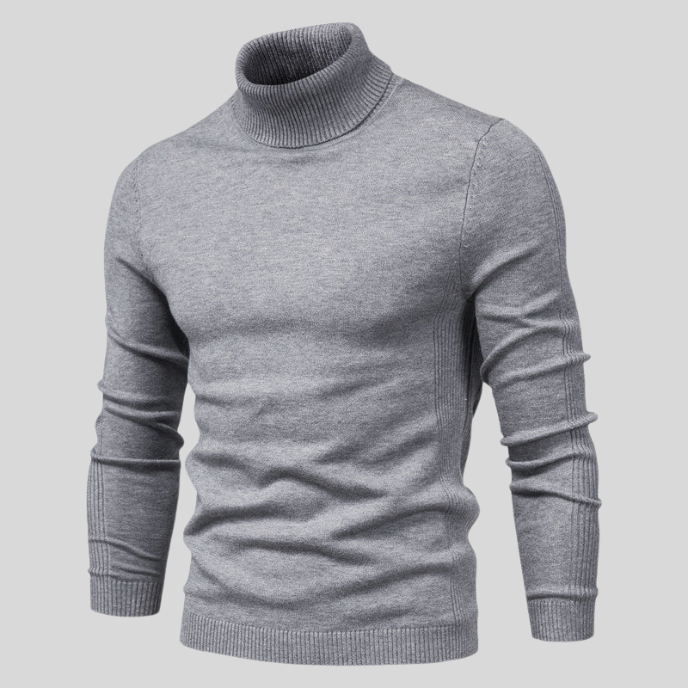 Levoire | Manteau À Col Haut Avec Un Design Moderne Harmaa