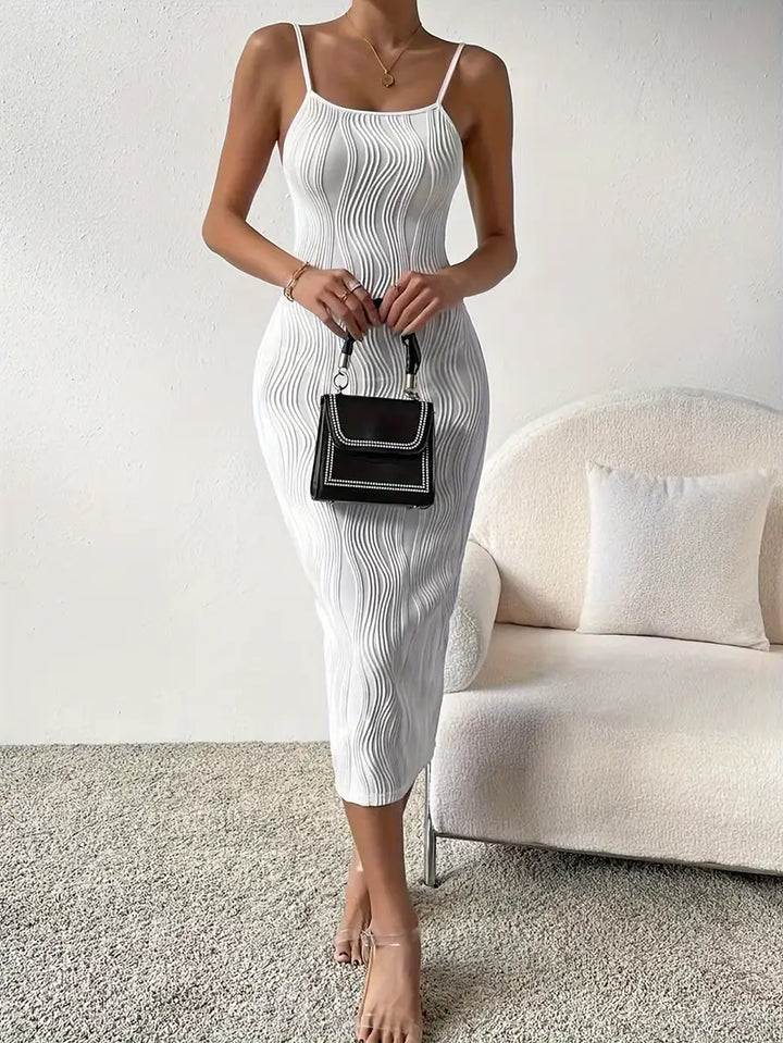 Levoire | Robe Cami Structurée Avec Fente Au Dos