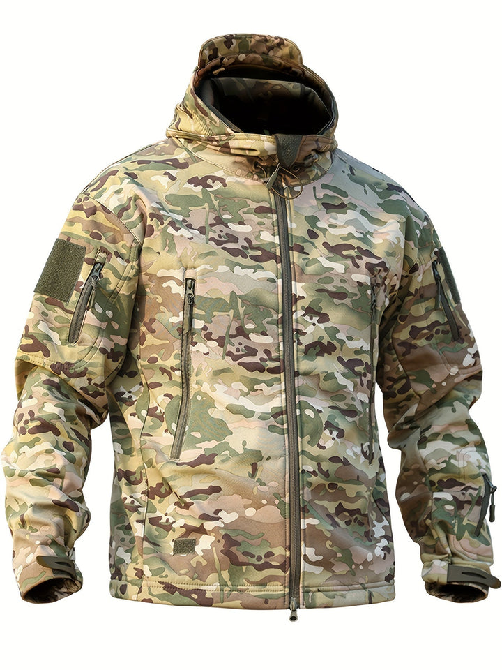 Levoire | Veste Imperméable Pour Hommes Avec Motif Camouflage
