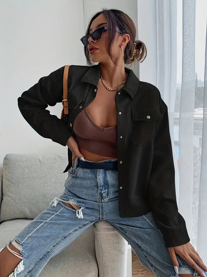 Levoire | Veste Velours Côtelé Boutons