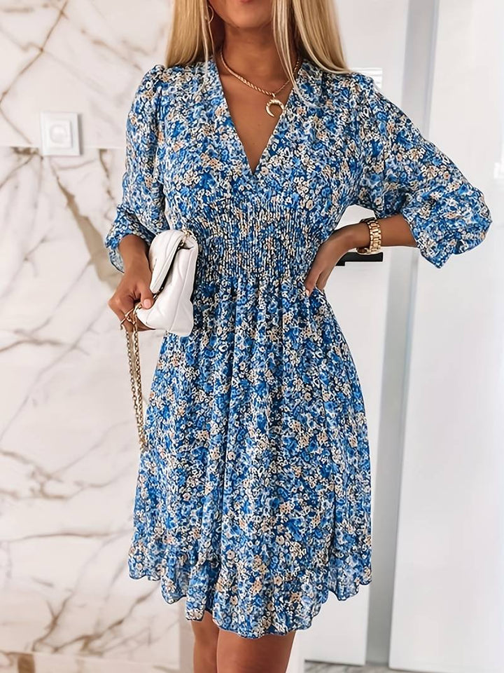 Levoire | Robe Boho Avec Des Manches Bouffantes