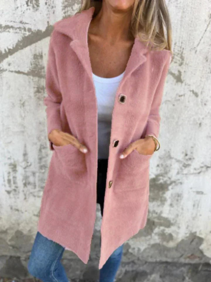 Levoire | Veste Femme En Rose À Boutons Rosa