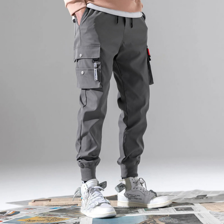 Levoire | Pantalon De Jogging Cargo Pour Hommes Gris