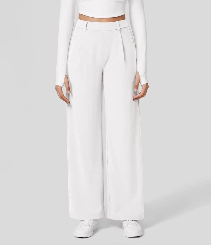 Levoire | Pantalons De Loisirs Pour Femmes Confortables Et Élégants Pour Le Quotidien Blanc