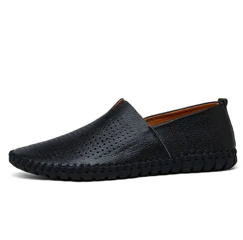 Levoire | Chaussures pour hommes en cuir souple Noir Respirant