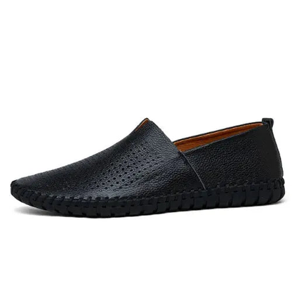 Levoire | Chaussures pour hommes en cuir souple Noir Respirant