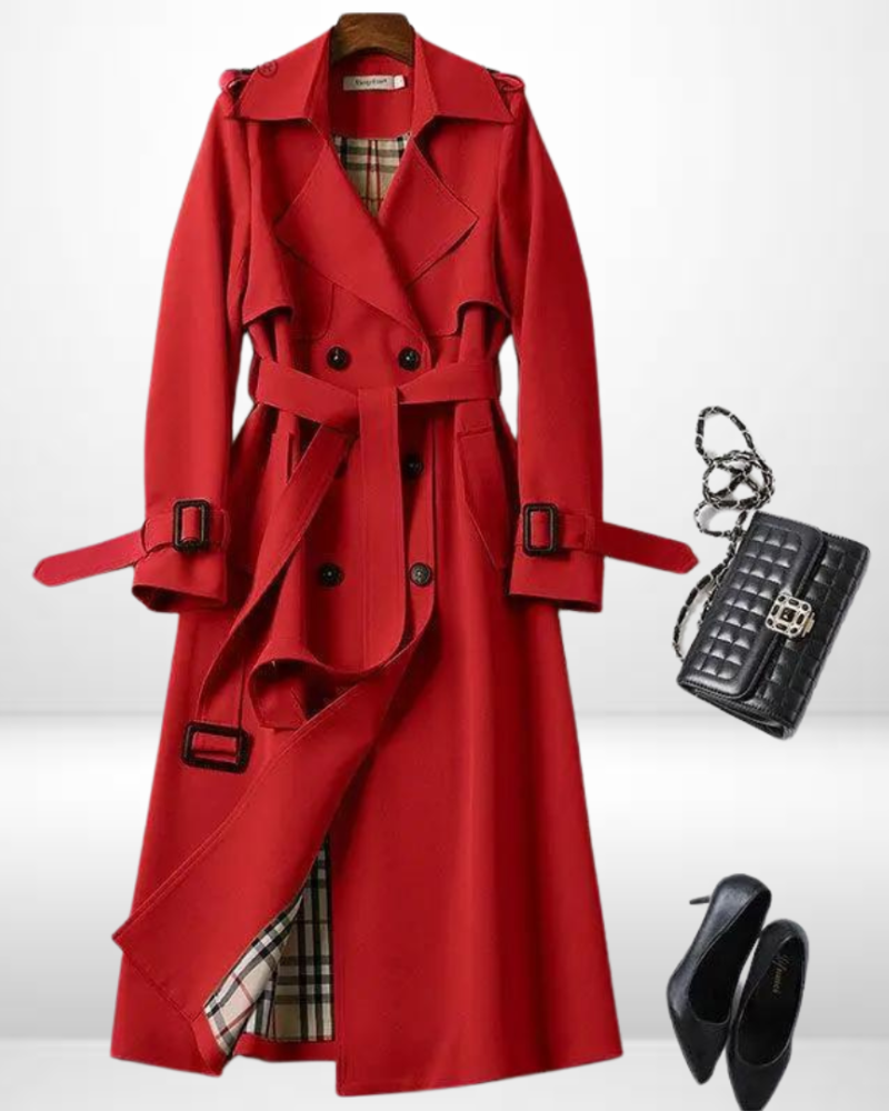 Levoire | Manteau Trench Élégant Pour Femmes Rot