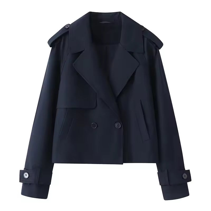 Levoire | Trench-Coat Court Femmes Bleu