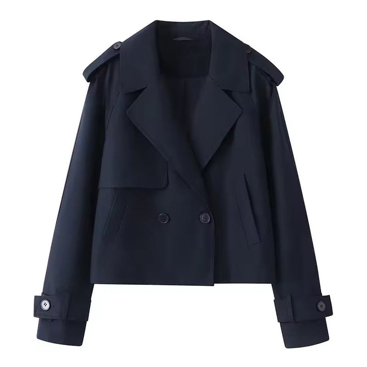 Levoire | Trench-Coat Court Femmes Bleu