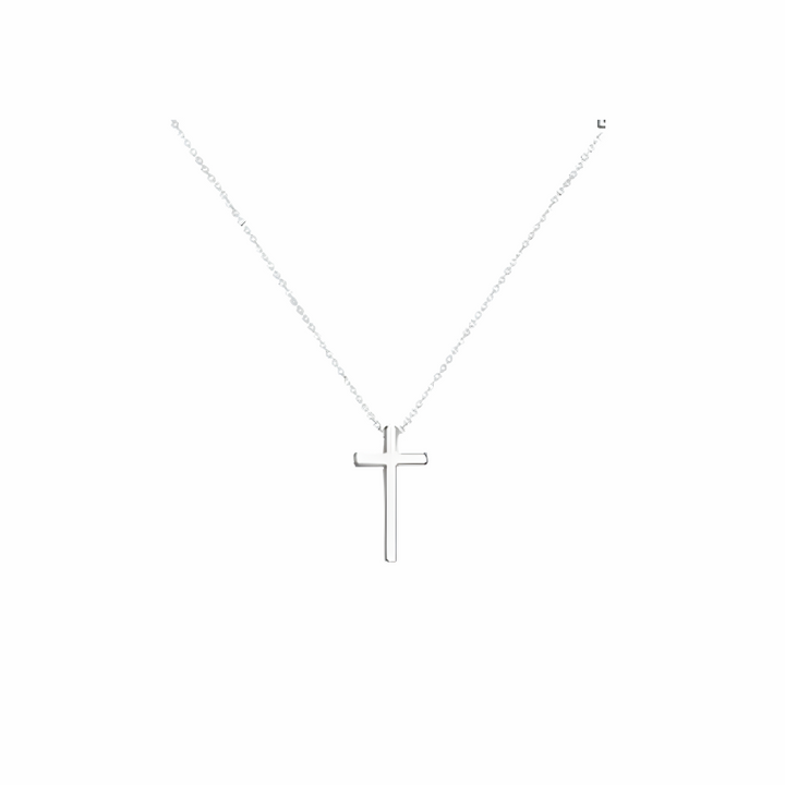 Levoire | Chaîne En Croix Dorée Argent 45cm