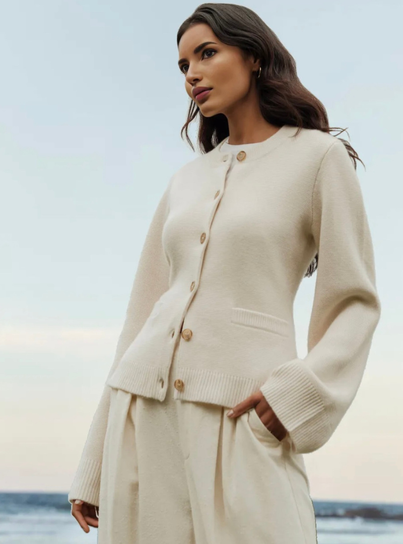 Levoire | Cardigan Femme Doux Avec Boutons