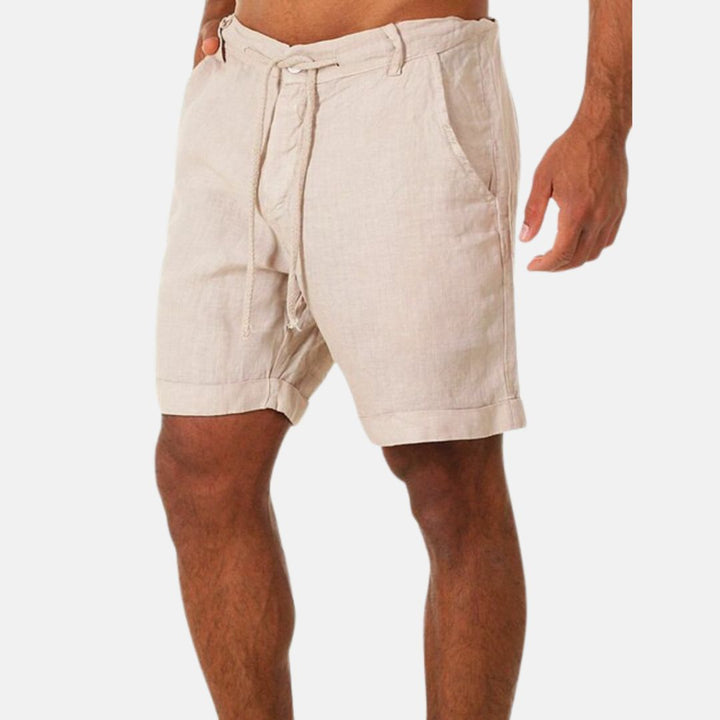 Levoire | Shorts Avec Cordon De Serrage Pour Hommes Beige