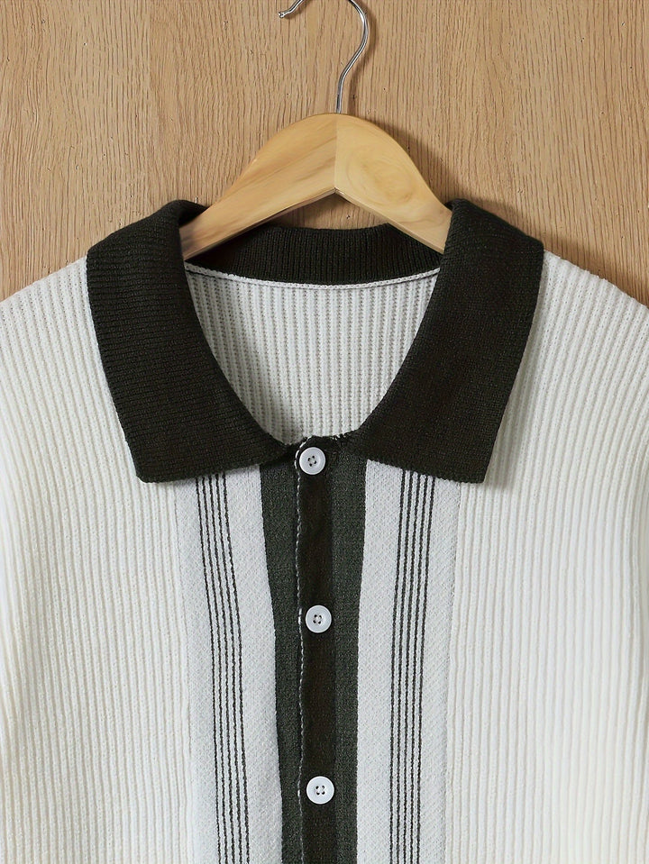 Levoire | Classiquement Rayé Pull Pour Hommes