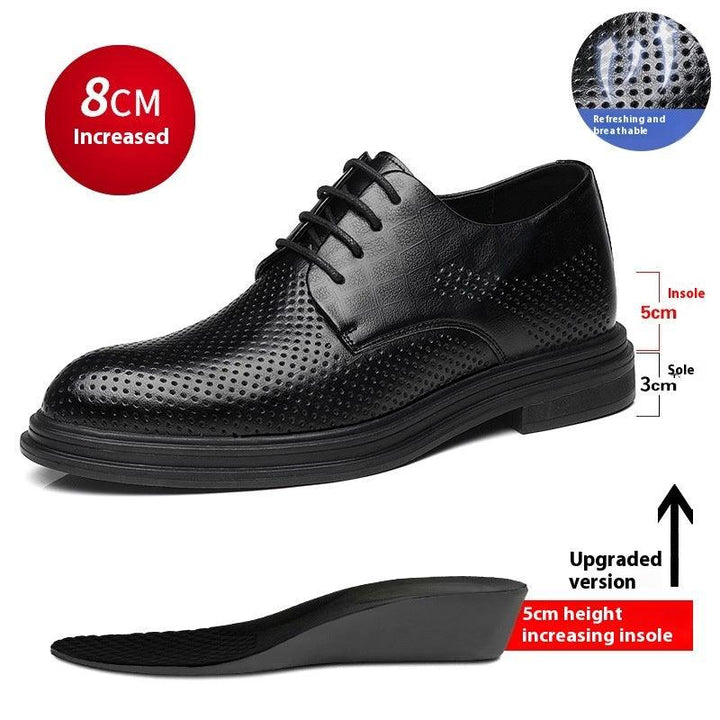 Levoire | Chaussures En Cuir Ajustables En Hauteur Hauteur de l'enfoncement augmentée de 8CM