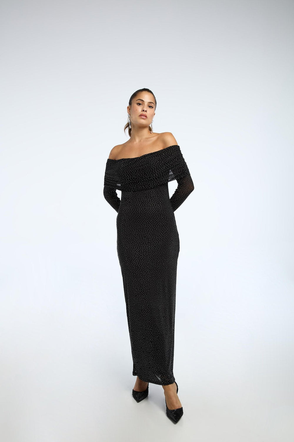 Levoire | Robe Maxi Épaule Dénudée