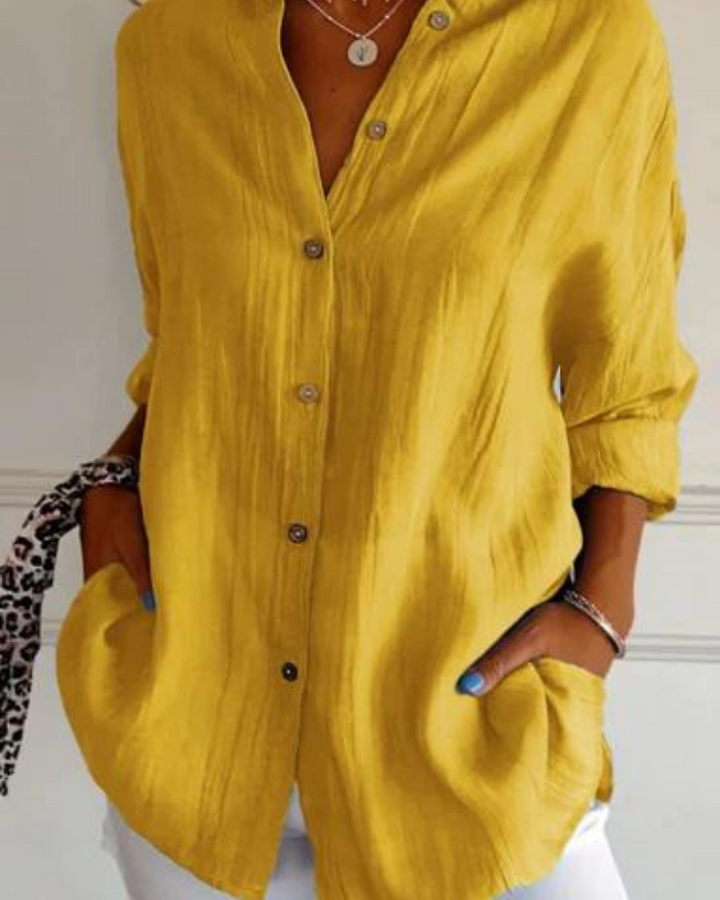 Levoire | Robe cintrée pour femmes Jaune