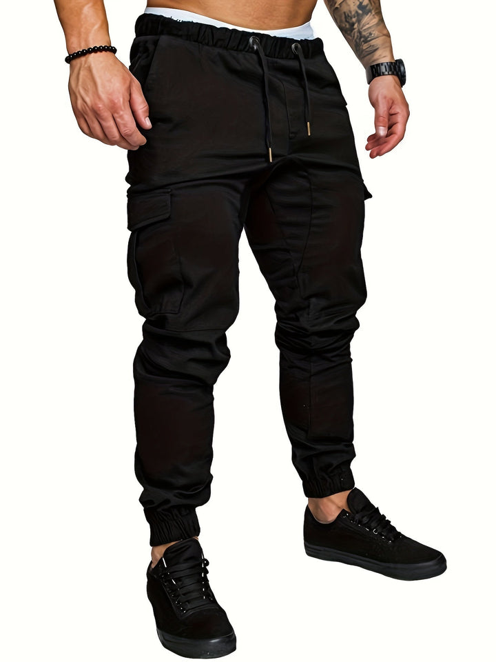 Levoire | Pantalons Cargo Extérieurs Pour Hommes Noir