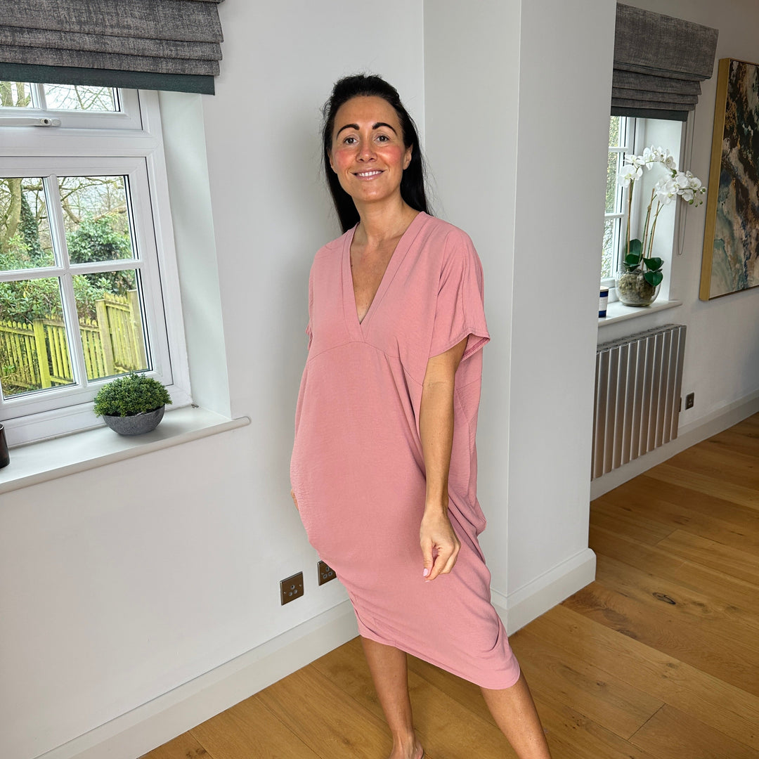 Levoire | Robe Midi Avec Décolleté En V