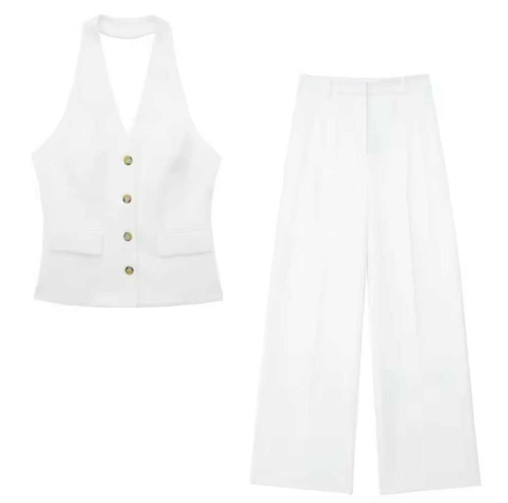 Levoire | Costume Pour Femmes Élégant Blanc