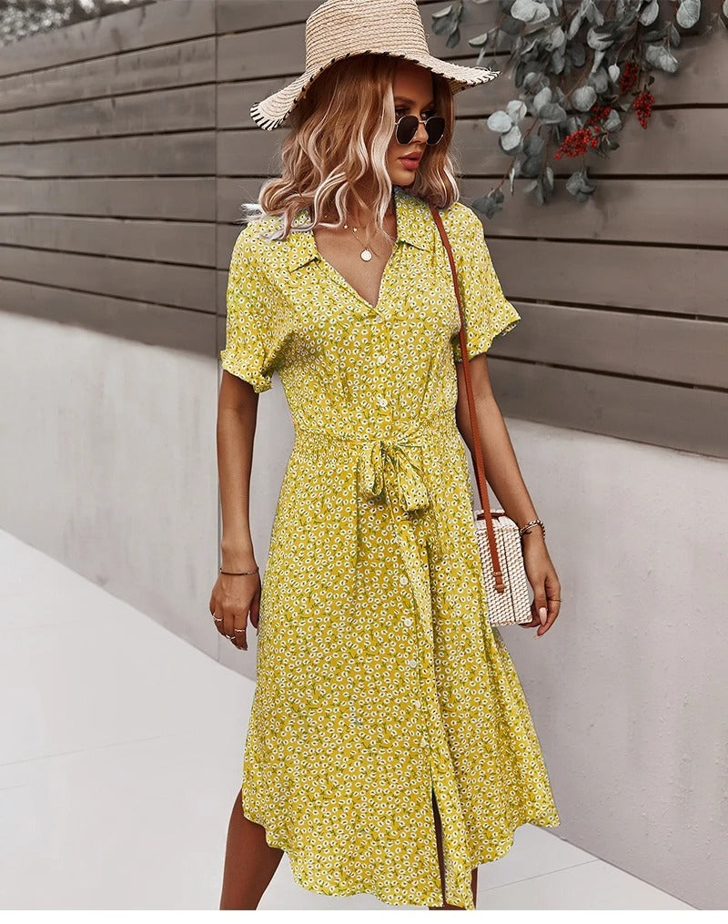 Levoire | Robe À Motif Floral Pour L'Été