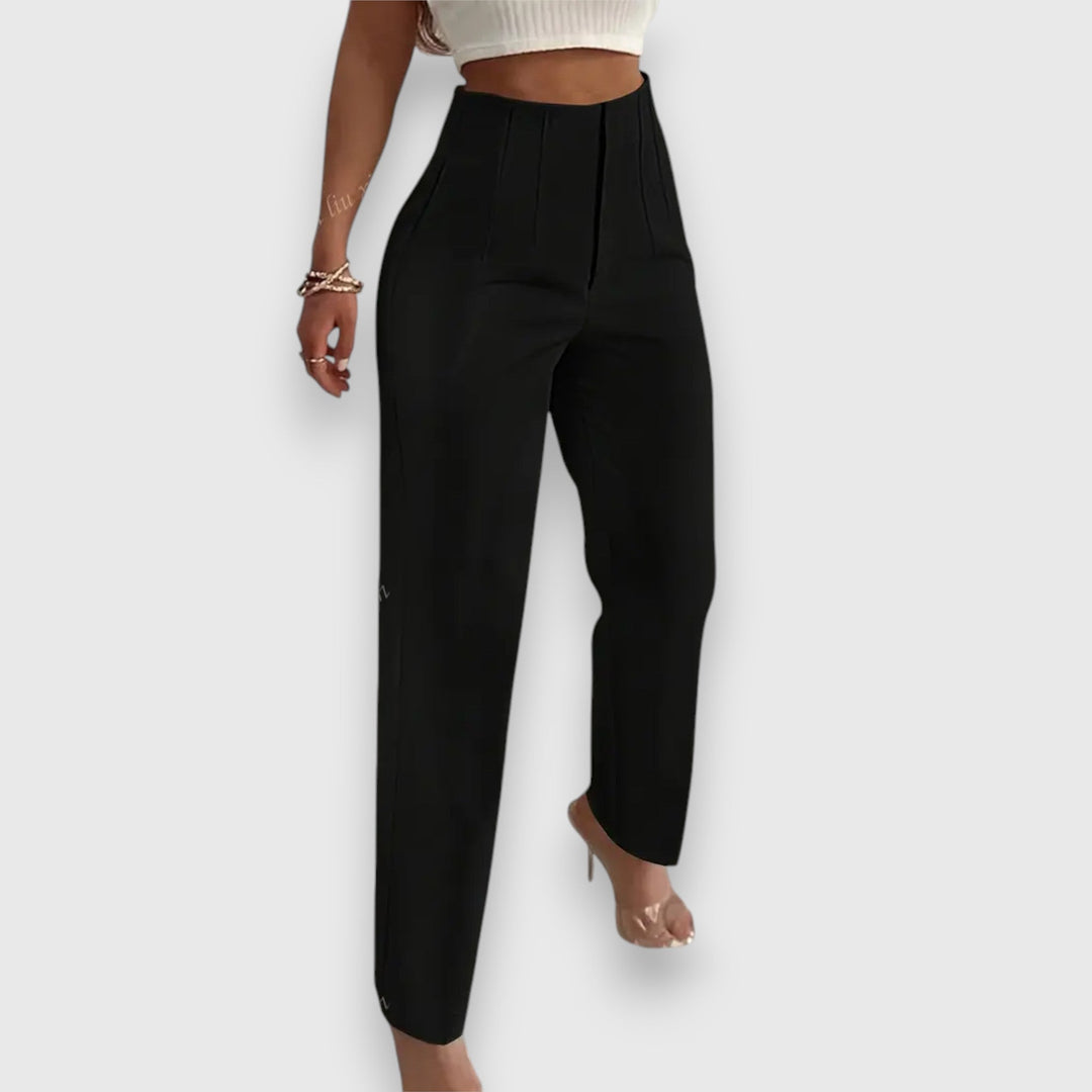 Levoire | Pantalon Haut Taille Noir