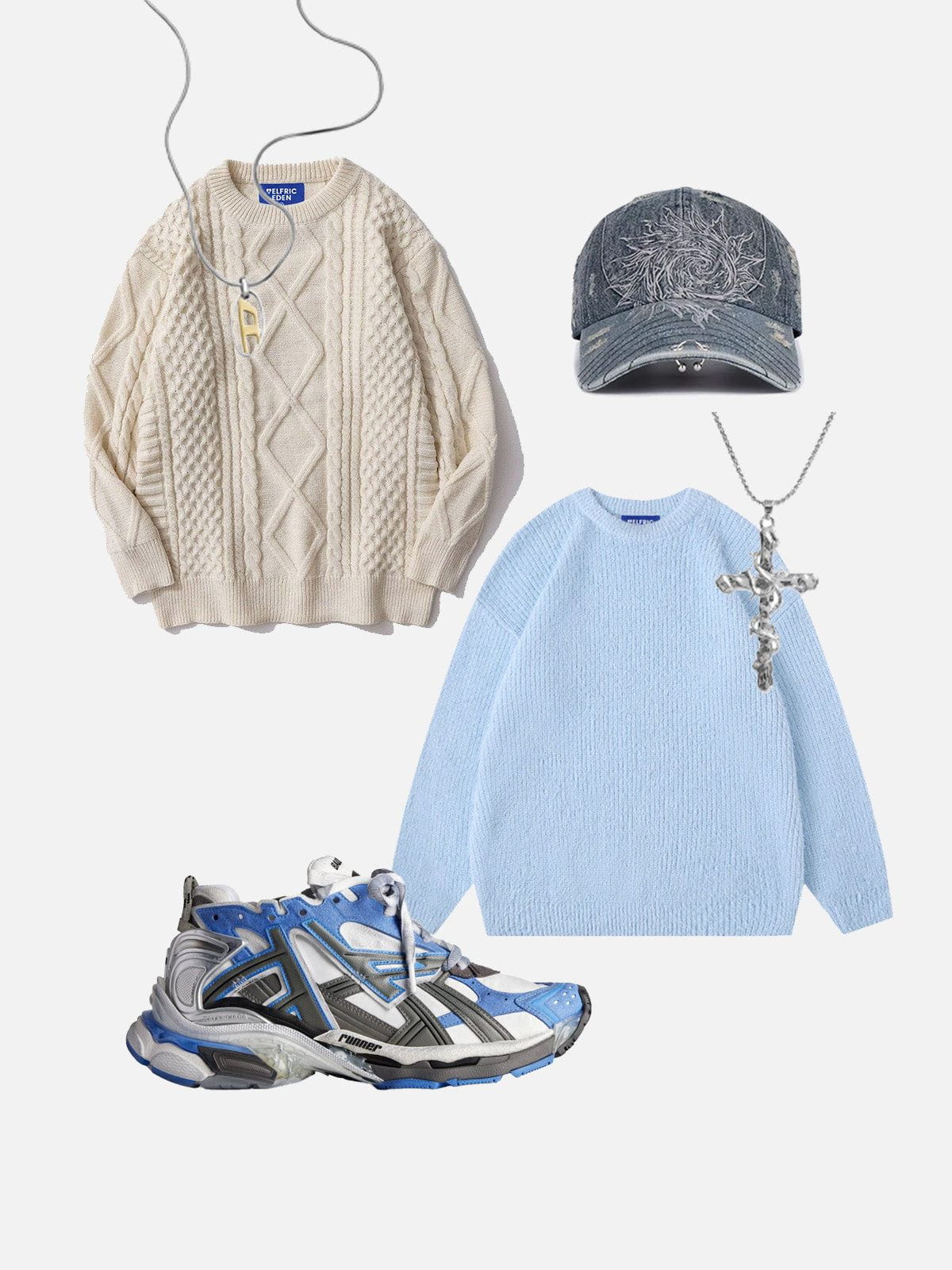 Levoire | Pull Texturé À Col Rond Et Manches Longues