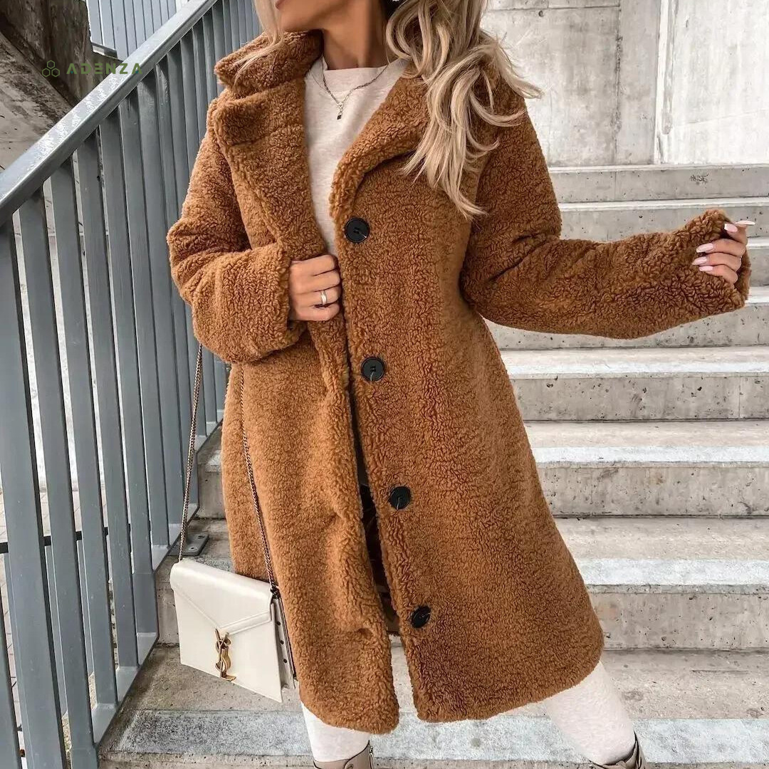 Levoire | Manteau Long Élégant Pour Femme Café