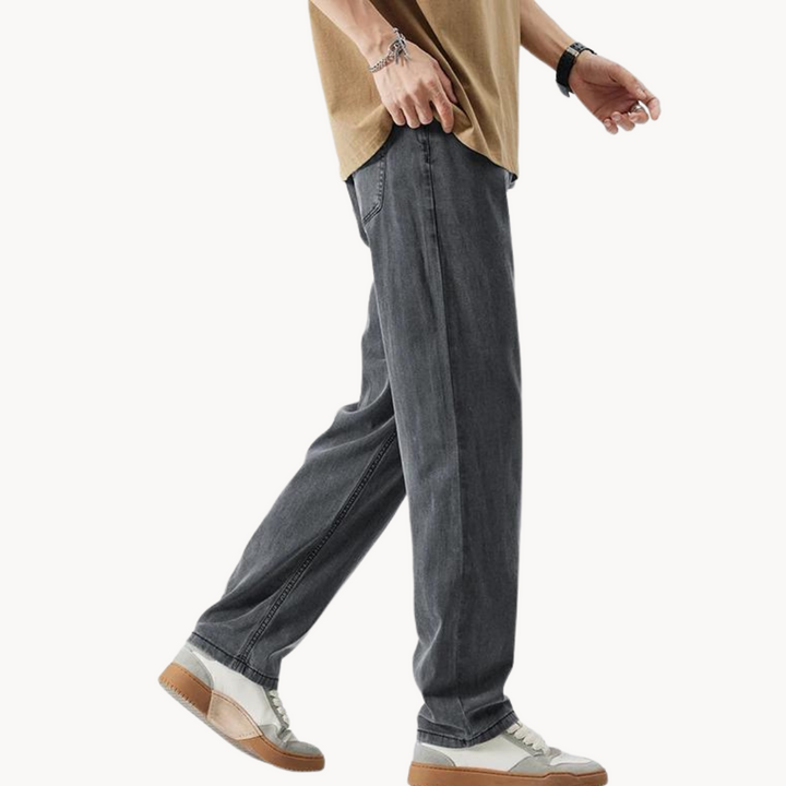 Levoire | Pantalons À Jambes Droites Léger Et Respirant Coupe Décontractée
