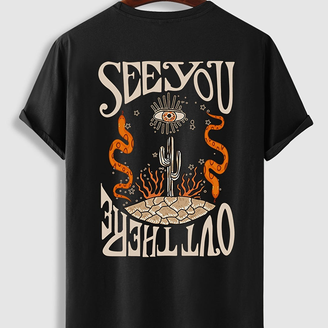 Levoire | T-Shirt Homme Avec Impression Cactus