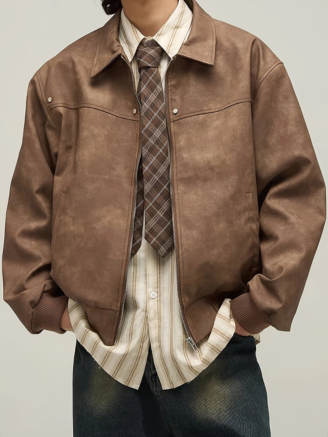 Levoire | Brun Collection De Vin Inspirée Hommes Veste