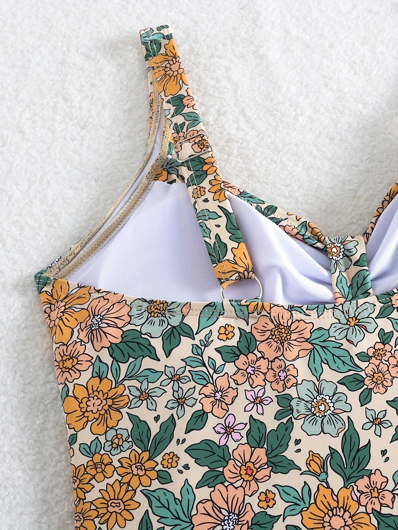 Levoire | Imprimé Floral Maillot De Bain Une Pièce Avec Décolleté En V