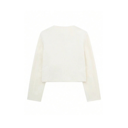Levoire | Blazer Bouclé Élégance Avec Des Accents Dorés