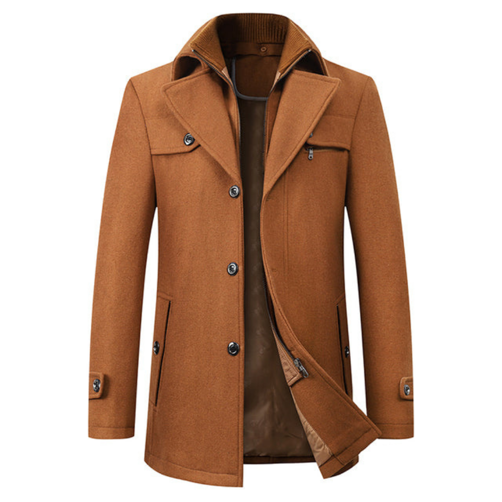Levoire | Veste Dain Élegante Pour Hommes Braun