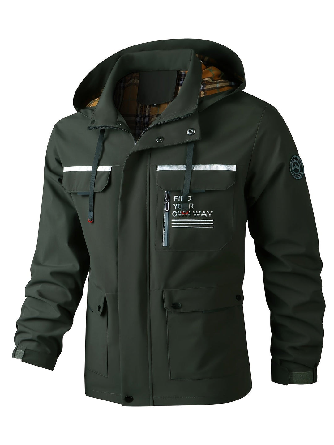 Levoire | Veste De Sport Décontractée Pour Hommes Avec Capuche Amovible