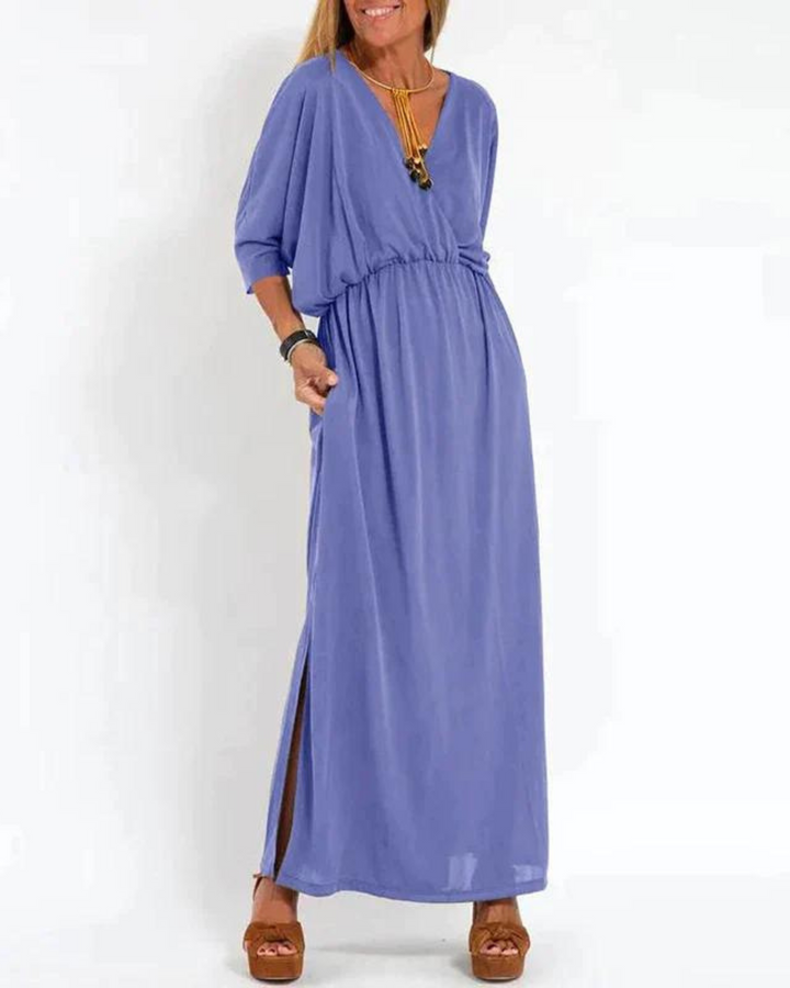Levoire | Robe Longue Vintage Maribel Bleu