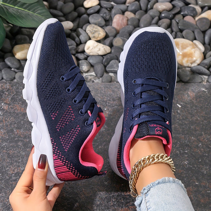 Levoire | Baskets À Lacets Contrastées Pour Femmes 219 Jus de myrtille