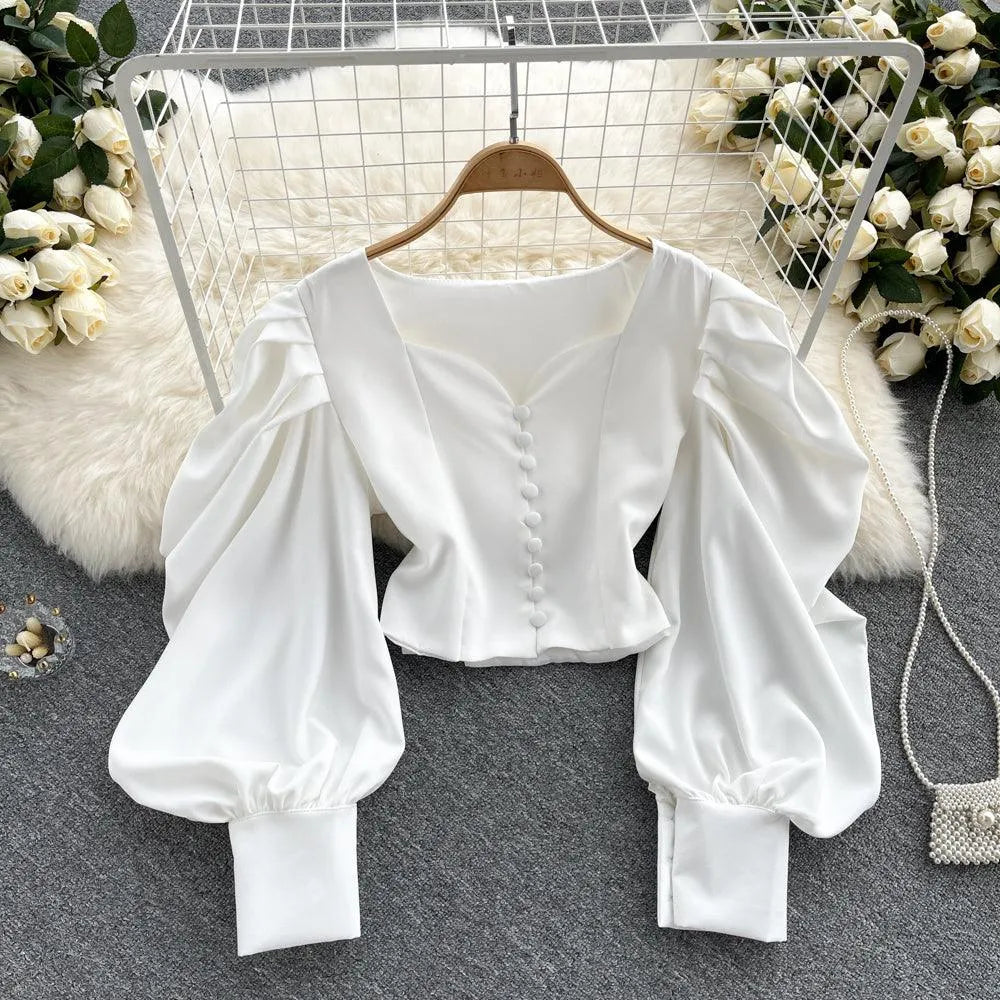 Levoire | Chemise douce française pour femmes Blanc Une taille
