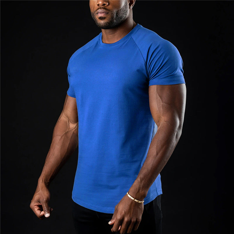 Levoire | T-Shirt D'Été Basique Pour Hommes Bleu