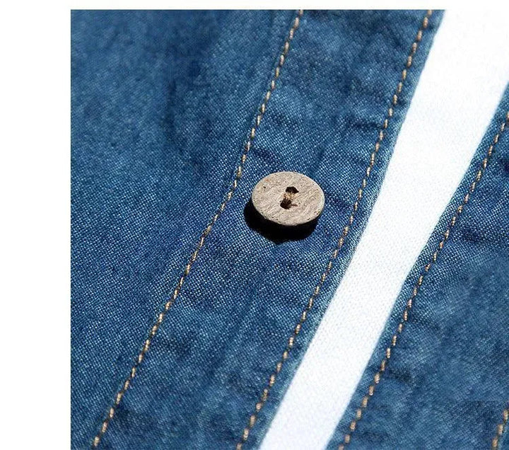 Levoire | En chemise en denim à manches longues