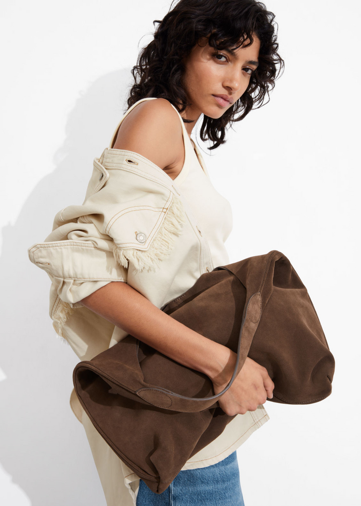 Levoire | Sac À Épaule En Daim Synthétique