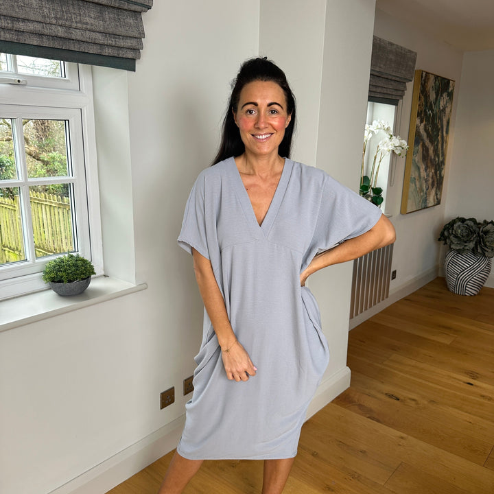 Levoire | Robe Midi Avec Décolleté En V