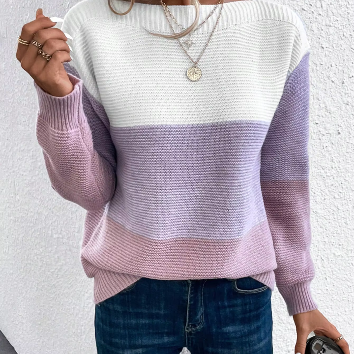 Levoire | Pull à manches longues Élégance et confort en parfaite harmonie Lilas