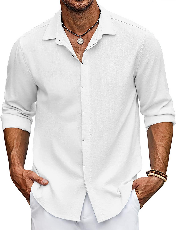 Levoire | Shirt Manches Courtes FR Homme En Coupe Ample Blanc