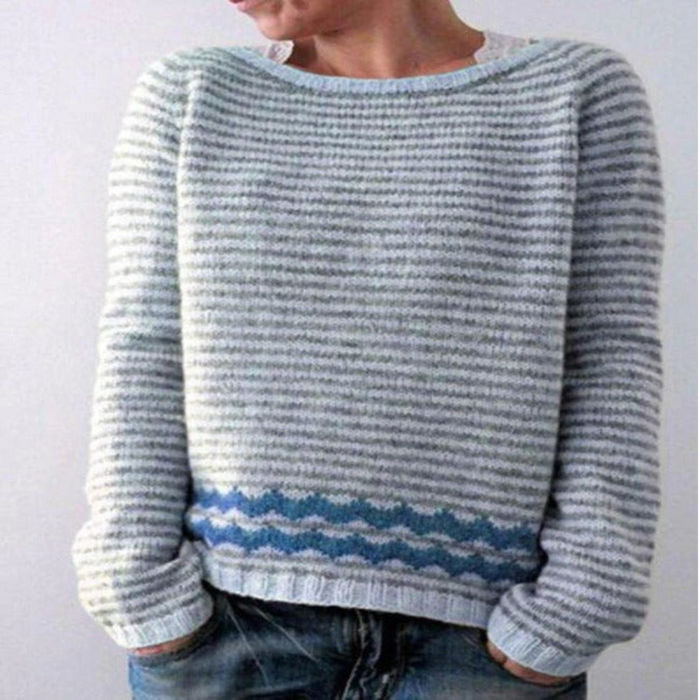 Levoire | Pull élégant pour femmes Bleu clair