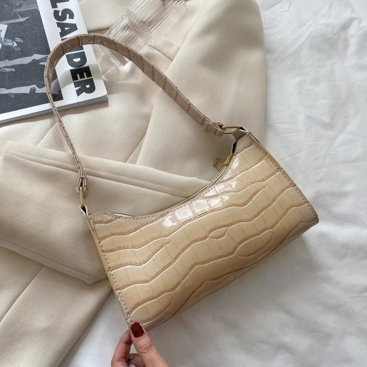 Levoire | Sac pour femmes élégante en cuir à épaule Beige