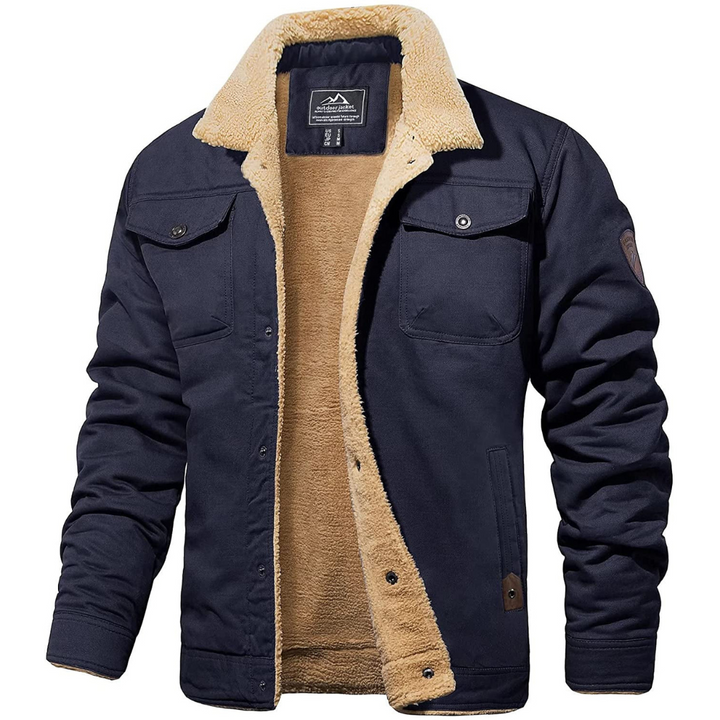 Levoire | Veste Bomber Durable Pour Hommes Bleu